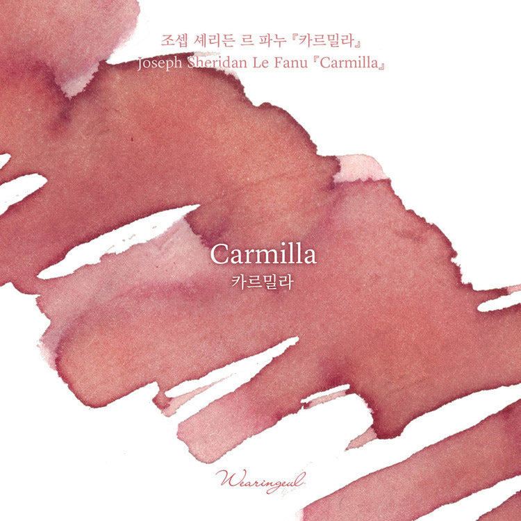 Wearingeul Ink 30ml - Carmilla - Voorbeeld van de inkt