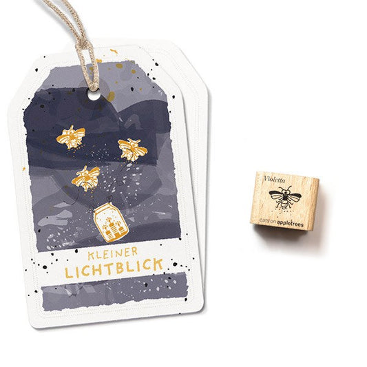 Cats on Appletrees Mini Stamp - Firefly Violetta