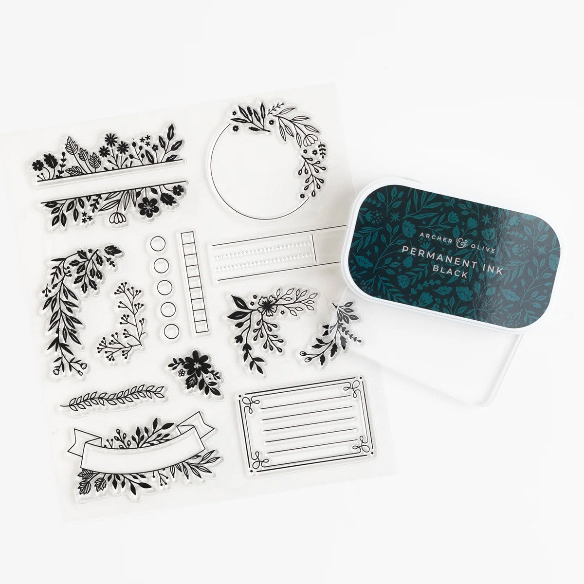 Archer & Olive Stamp Set - Signature Floral