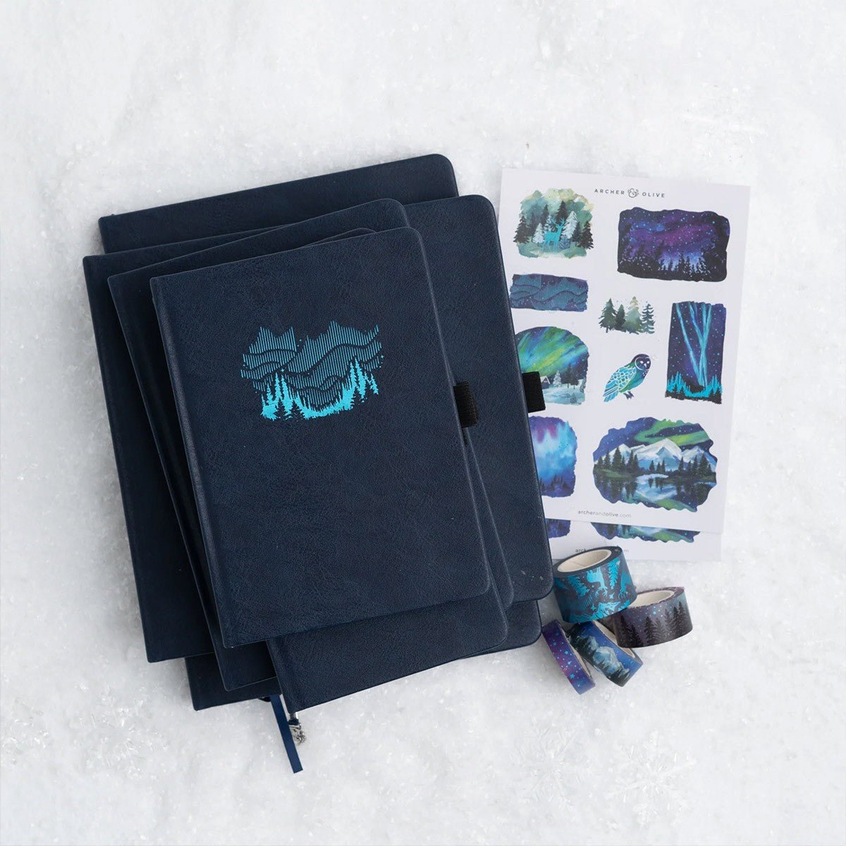 Archer & Olive Bullet Journal Northern Lights B5 Dot Grid - 24Papershop