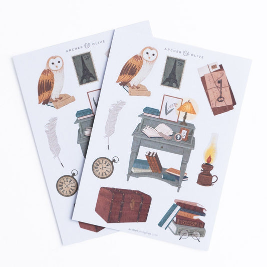 Archer & Olive In The Attic Stickers - 24Papershop