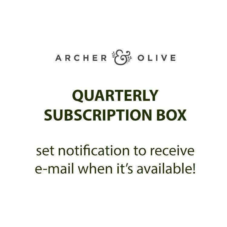 Archer & Olive - Quarterly Subscription Box - 24Papershop