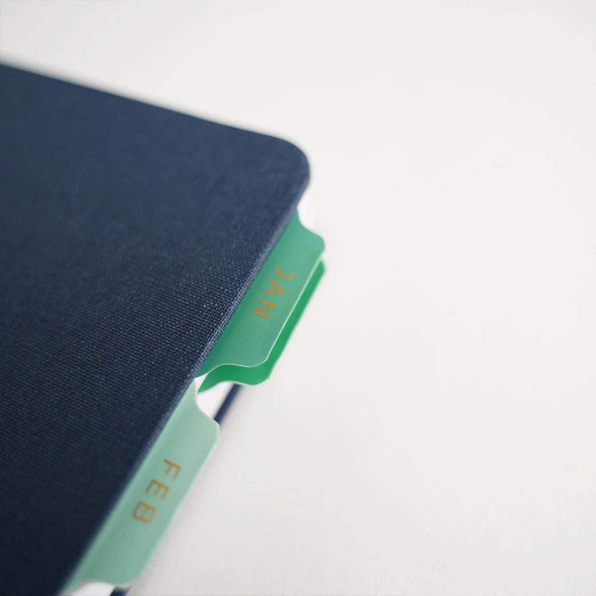 Archer & Olive Vinyl Planner Tabs - Blues & Greens - 24Papershop