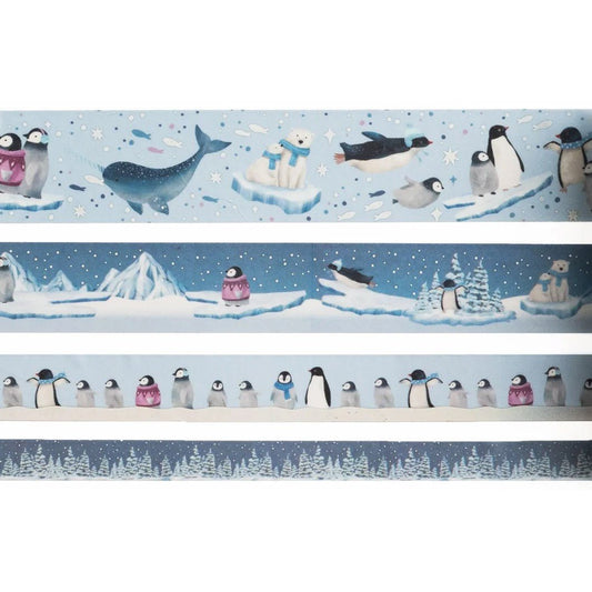 Archer & Olive Washitape Polar Penguin - 24Papershop