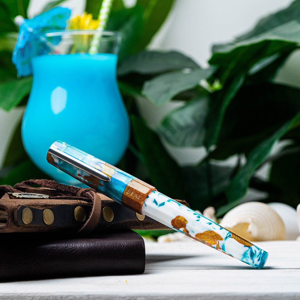 BENU Fountain Pen Euphoria CT - Blue Hawaiian - 24Papershop