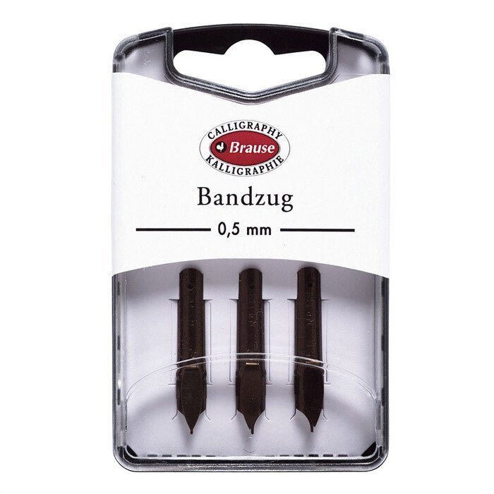 Brause Bandzug Pennen pak per 3 stuks - 0,5mm - 24Papershop