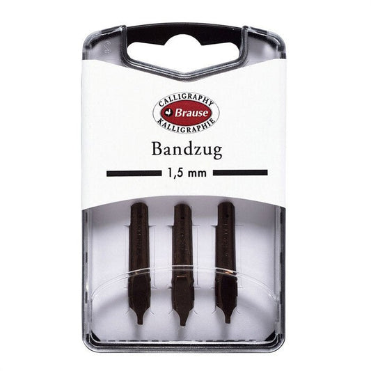 Brause Bandzug Pennen pak per 3 stuks - 1,5mm - 24Papershop