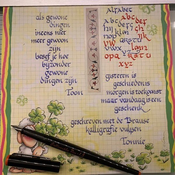 Brause Kalligrafeer Vulpen - 1.5mm - Zwart - 24Papershop