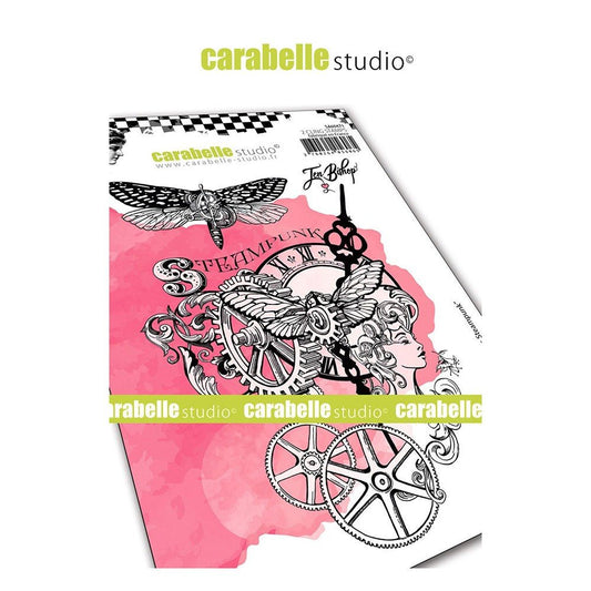 Carabelle Studio Cling Stamp A5 Chroniques Steampunk - 24Papershop