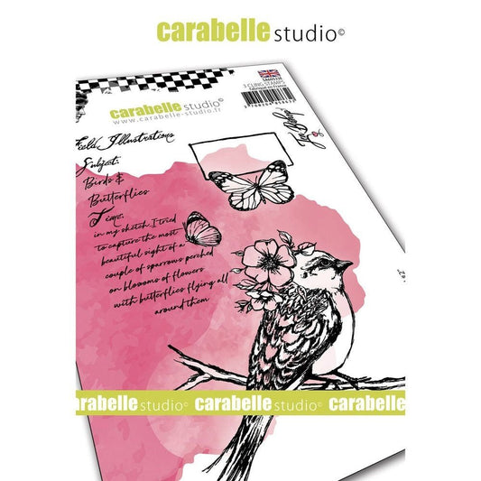 Carabelle Studio Cling Stamp Field Bird #2 - 24Papershop