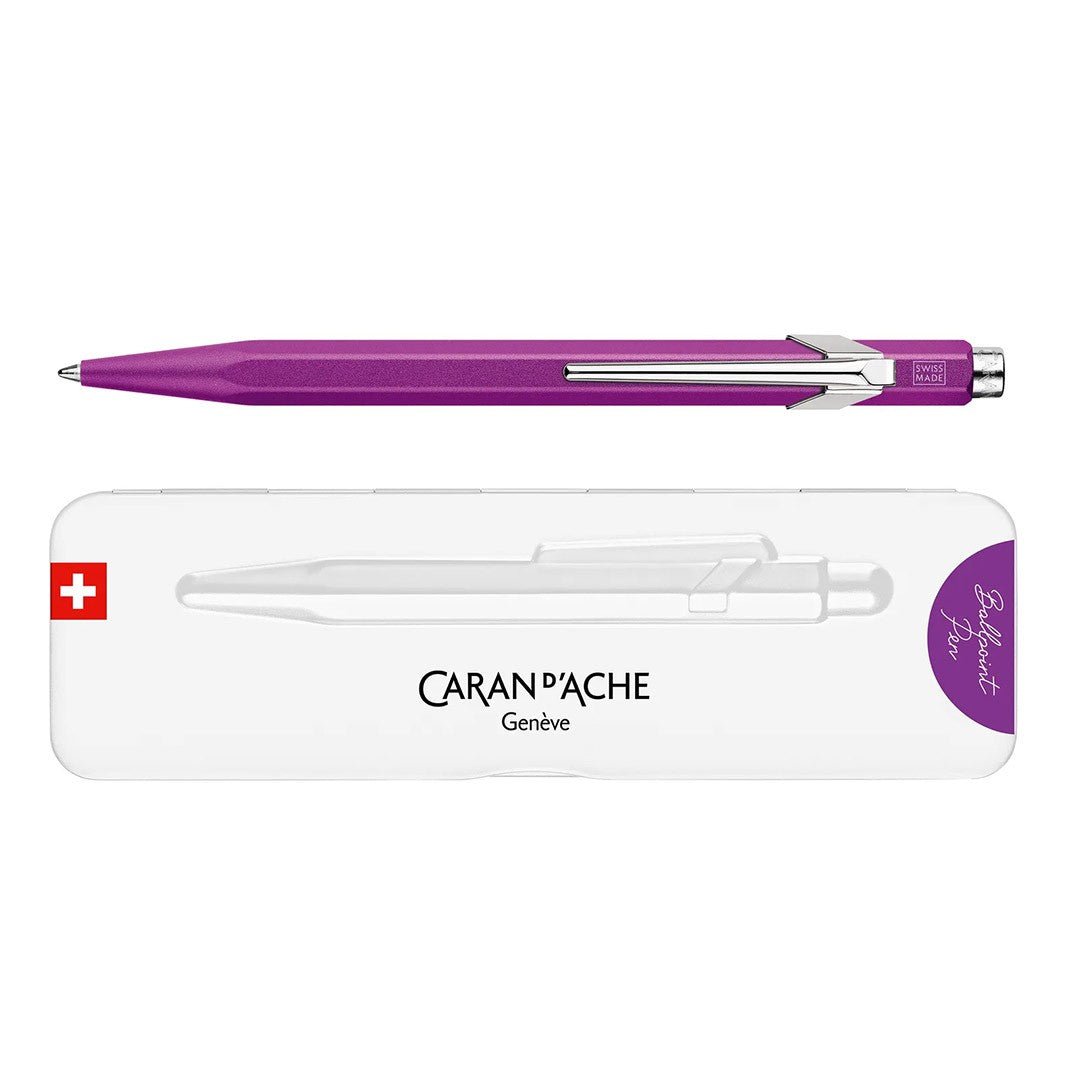 Caran d'Ache 849 Colormat - X Balpen - Violet - 24Papershop