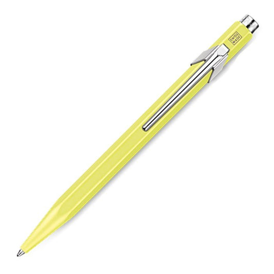 Caran d'Ache 849 Fluorescent Yellow Pastel Balpen LE - 24Papershop