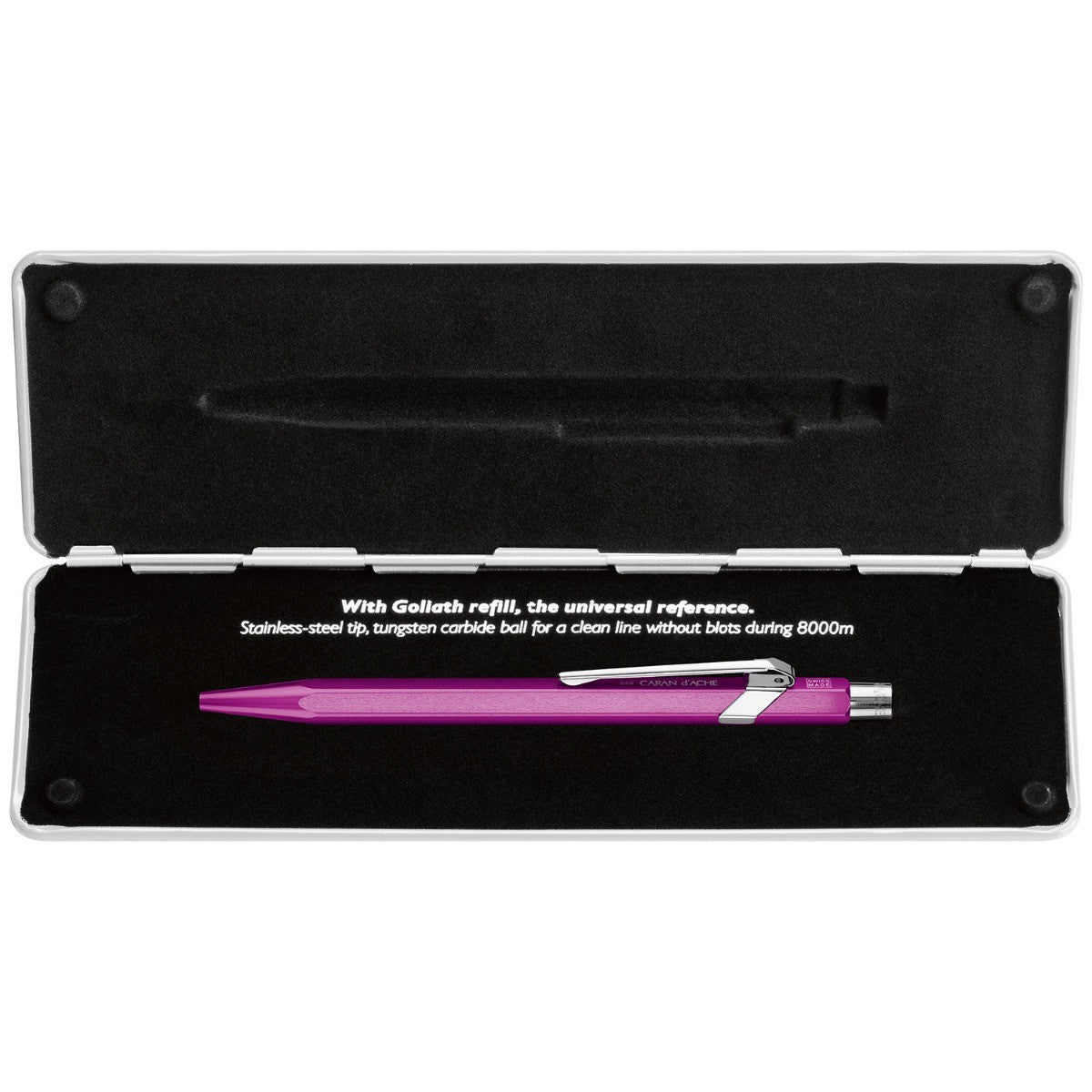 Caran d'Ache 849 Metal - X Balpen - Violet - 24Papershop