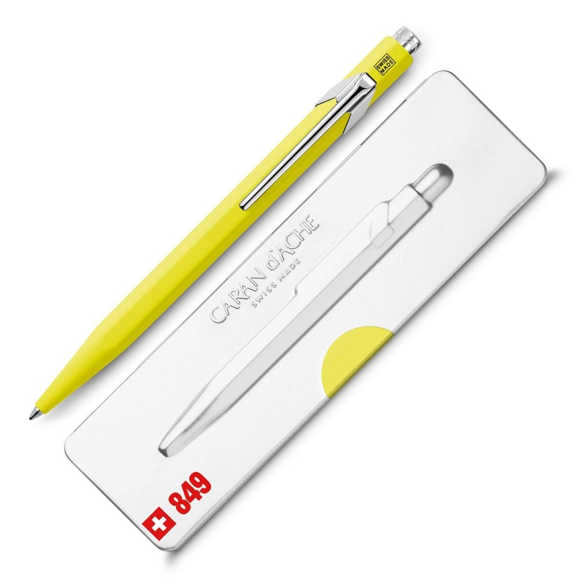 Caran d'Ache 849 PopLine Pen - Neon Geel - 24Papershop