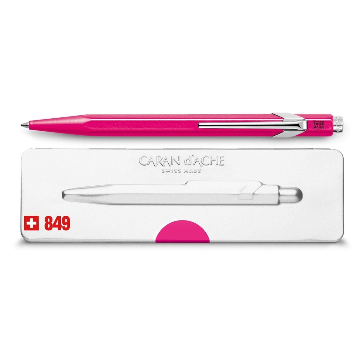 Caran d'Ache 849 PopLine Pen - Neon Roze - 24Papershop