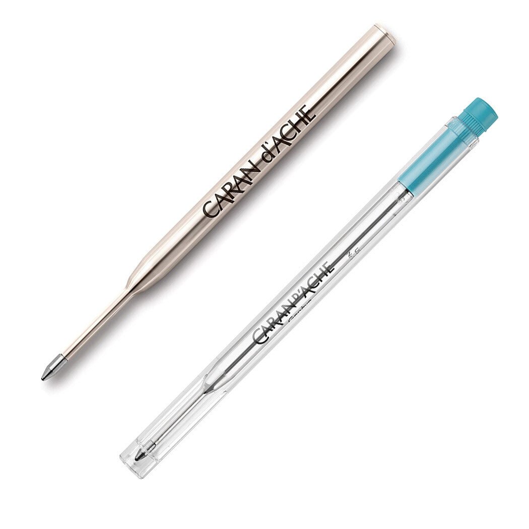 Caran D'Ache Balpen Goliath Navulling Medium - Turquoise - 24Papershop