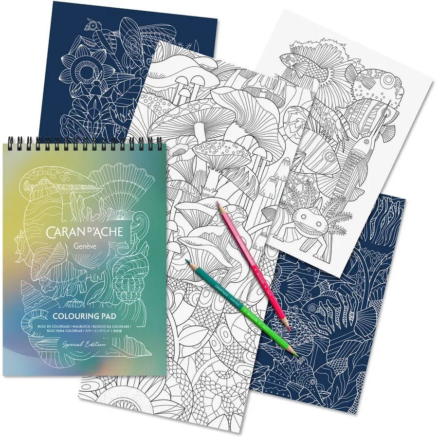 Caran d'Ache Claim Your Style - Combi Pencils & Colouring Pad [Special Edition] - 24Papershop