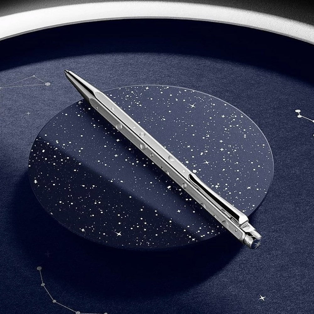 Caran d'Ache Ecridor Cosmic Blue Ballpoint & Leather Case - 24Papershop