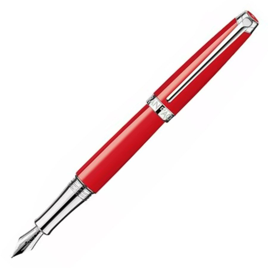 Caran d'Ache Fountain Pen Léman CT - Scarlet Red - 24Papershop