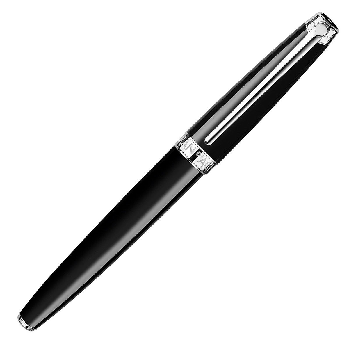 Caran d'Ache Fountain Pen Léman Ebony CT - Black - 24Papershop