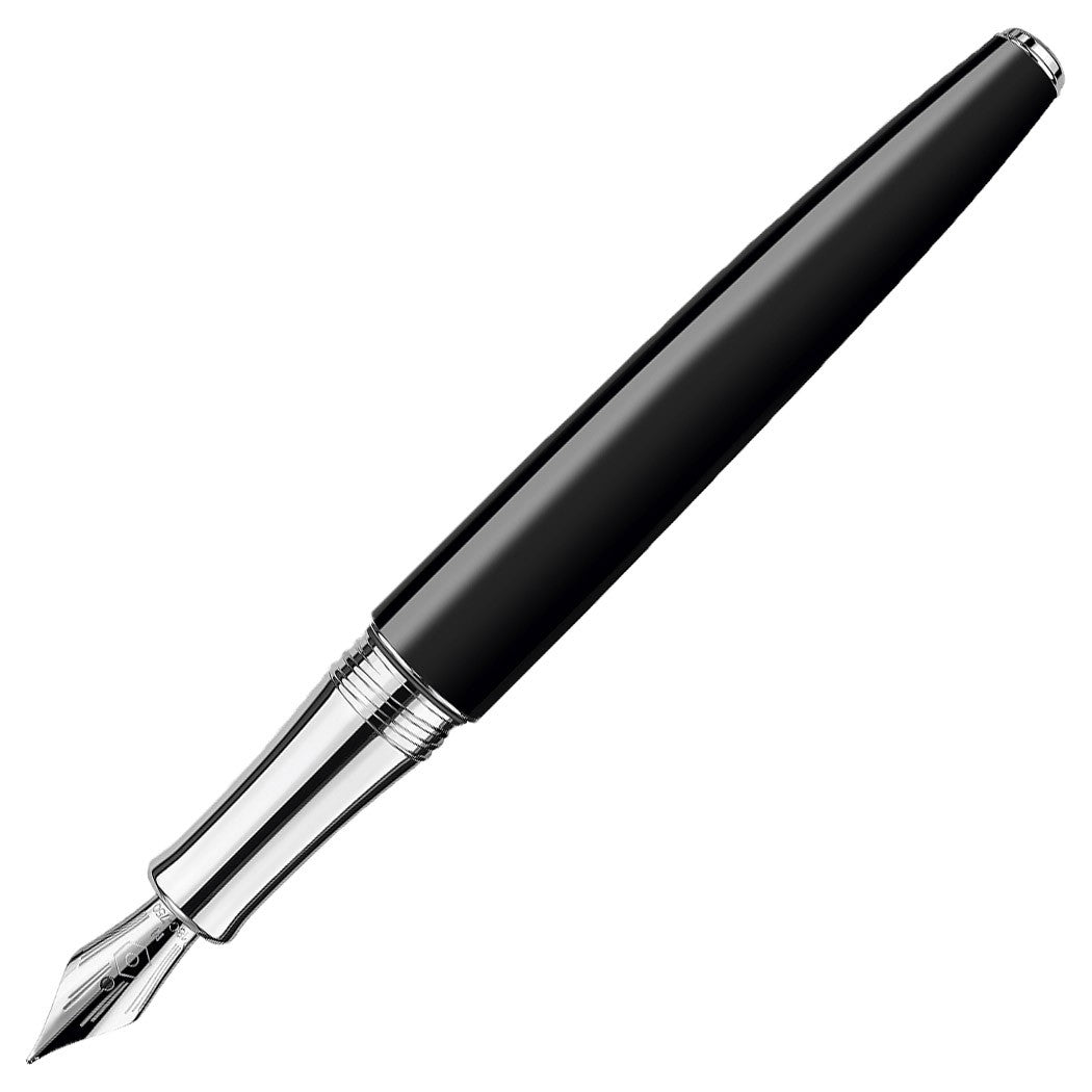 Caran d'Ache Fountain Pen Léman Ebony CT - Black - 24Papershop