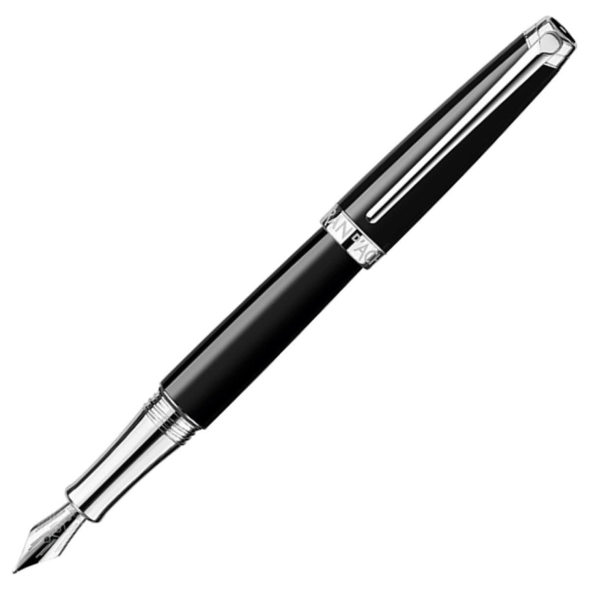 Caran d'Ache Fountain Pen Léman Ebony CT - Black - 24Papershop