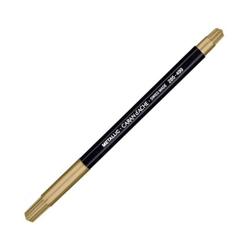 Caran D'Ache Metalic stift - Goud - 24Papershop