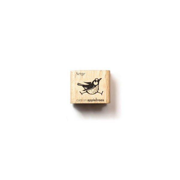 Cats on Appletrees Mini Stamp - Bird Serge - 24Papershop