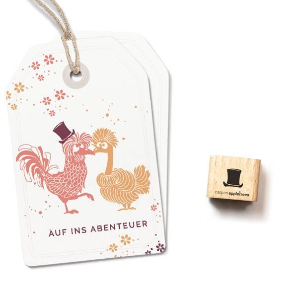 Cats on Appletrees Mini Stamp - Cylinder 2 - 24Papershop