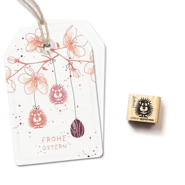 Cats on Appletrees Mini Stamp - Hedgehog Gangolf - 24Papershop