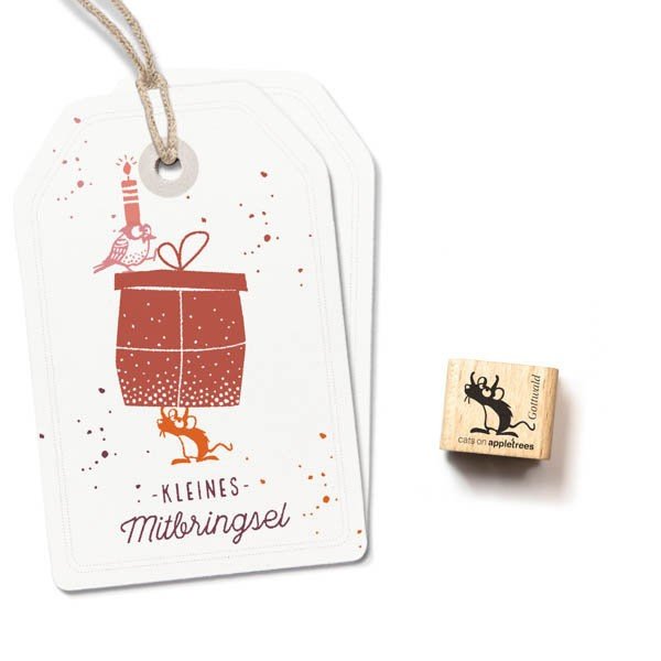 Cats on Appletrees Mini Stamp - Maus Gottwald - 24Papershop