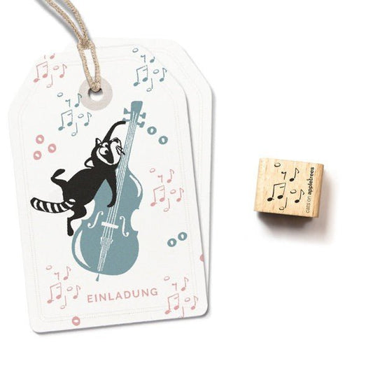 Cats on Appletrees Mini Stamp Music Cloud - 24Papershop