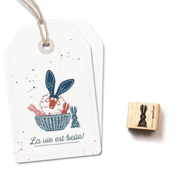 Cats on Appletrees Mini Stamp - Schokohase - 24Papershop