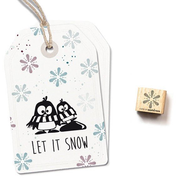 Cats on Appletrees Mini Stamp Snowflake 1 - 24Papershop