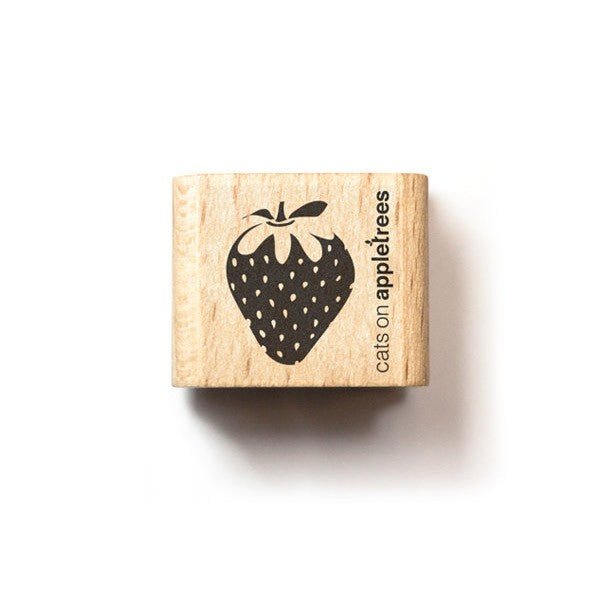 Cats on Appletrees Mini Stamp - Strawberry - 24Papershop