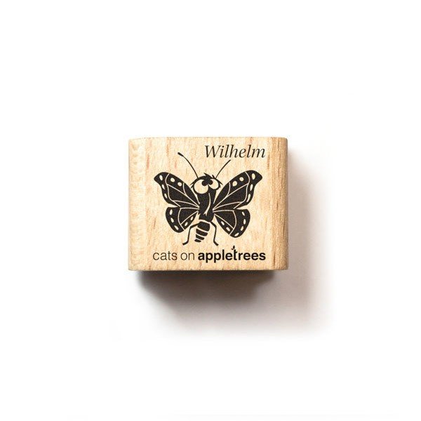 Cats on Appletrees Mini Stamp Wilhelm the Butterfly - 24Papershop