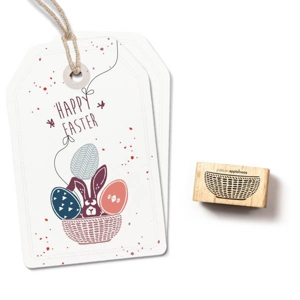 Cats on Appletrees Stamp - Basket 4 - Easter Basket - 24Papershop