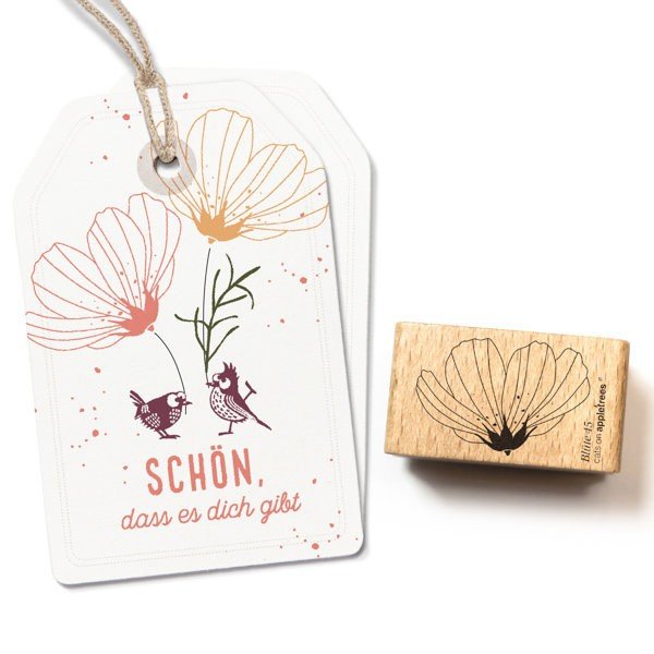 Cats on Appletrees Stamp - Blossom 45 Cosmea - 24Papershop