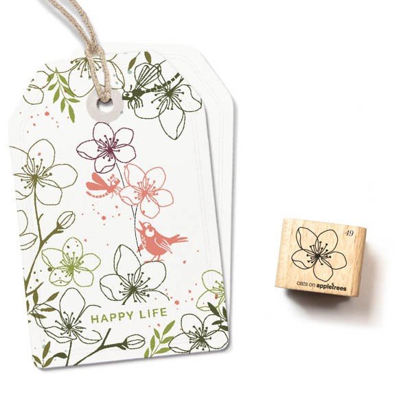 Cats on Appletrees Stamp - Blossom 49 - Fruit Blossom - 24Papershop