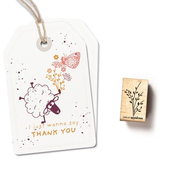 Cats on Appletrees Stamp - Bouquet 1 - 24Papershop