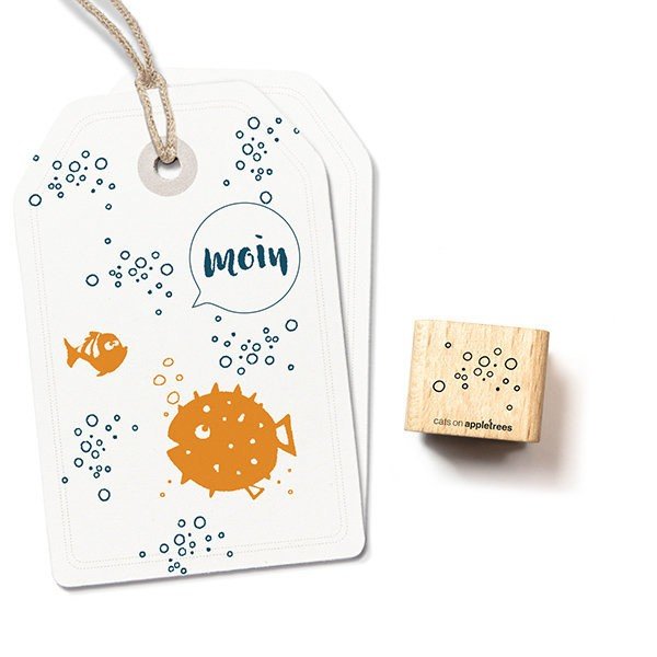 Cats on Appletrees Stamp Bubbles - 24Papershop