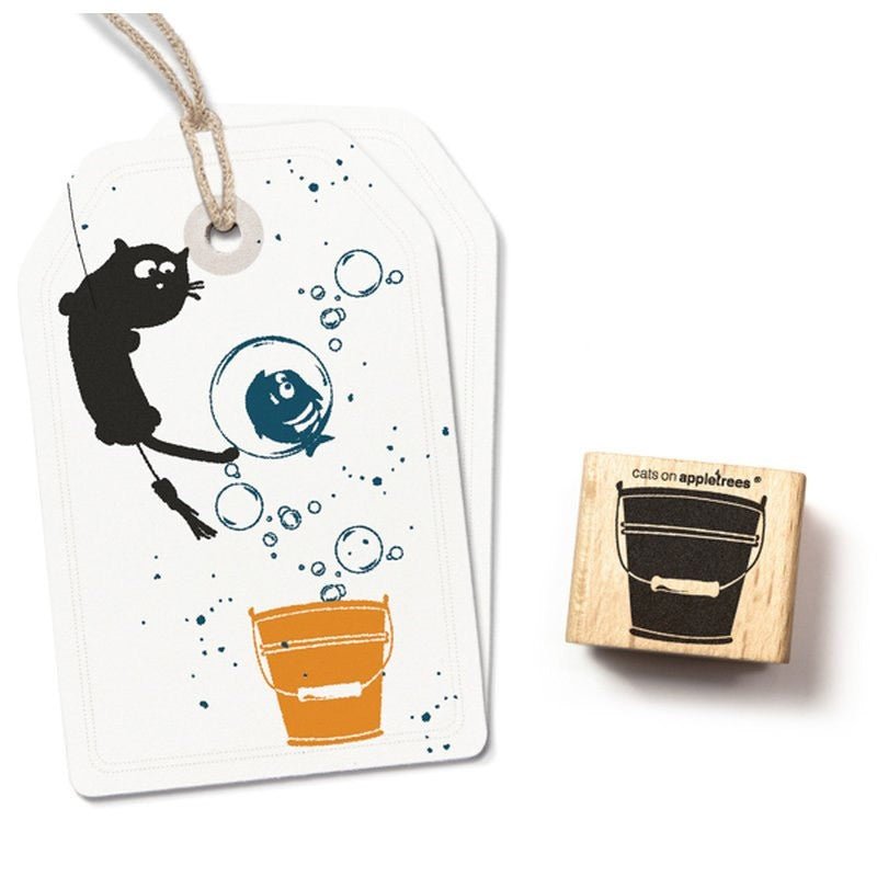 Cats on Appletrees Stamp Bucket - 24Papershop