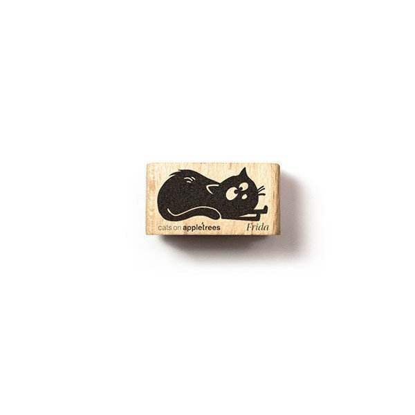 Cats on Appletrees Stamp - Cat Frida - 24Papershop
