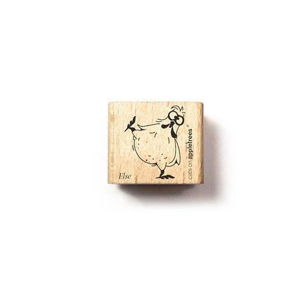 Cats on Appletrees Stamp - Chicken Else - 24Papershop