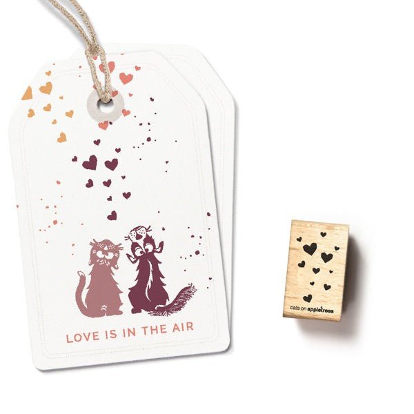 Cats on Appletrees Stamp Confetti Hearts 2 - 24Papershop