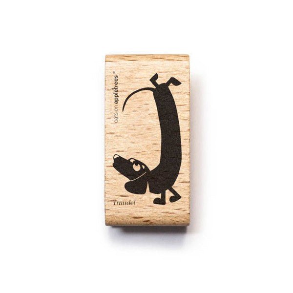 Cats on Appletrees Stamp - Dachshund Traudel - 24Papershop