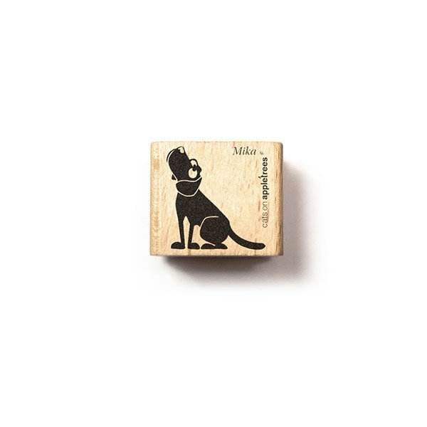 Cats on Appletrees Stamp - Dog Mika - 24Papershop