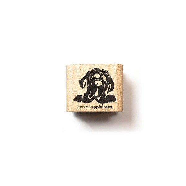 Cats on Appletrees Stamp - Dog's Head Hervé - 24Papershop