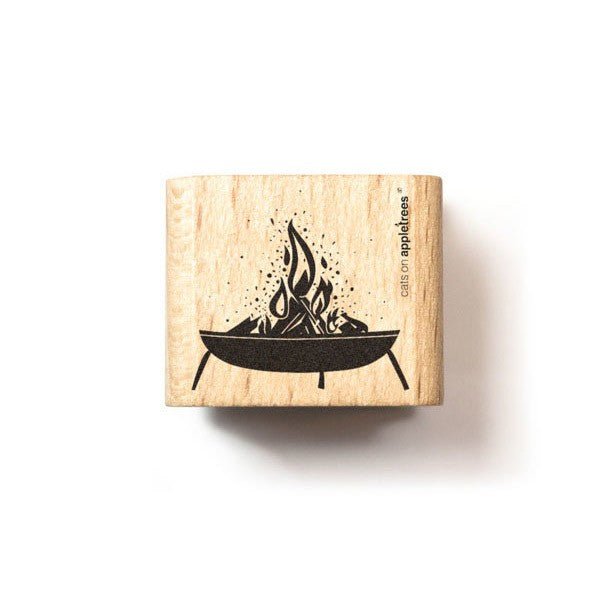 Cats on Appletrees Stamp - Fire Bowl - 24Papershop