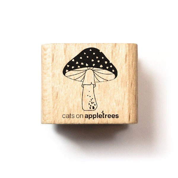 Cats on Appletrees Stamp - Fly Mushroom - 24Papershop